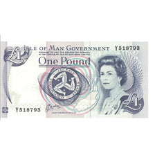 Nota, Ilha de Man, 1 Pound, Undated (1983), KM:40b, UNC(65-70)