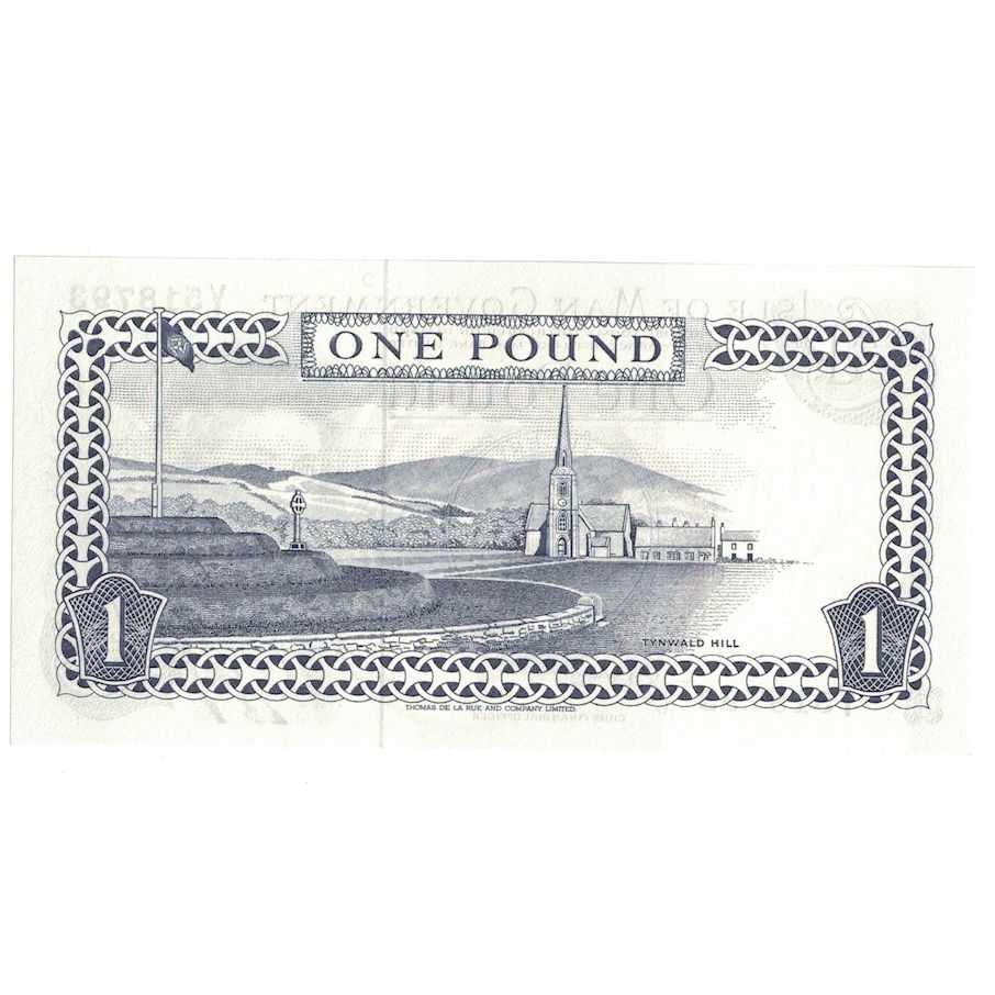 Geldschein, Isle of Man, 1 Pound, Undated (1983), KM:40b, UNZ