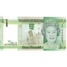 Biljet, Jersey, 1 Pound, Undated (2010), KM:32a, NIEUW