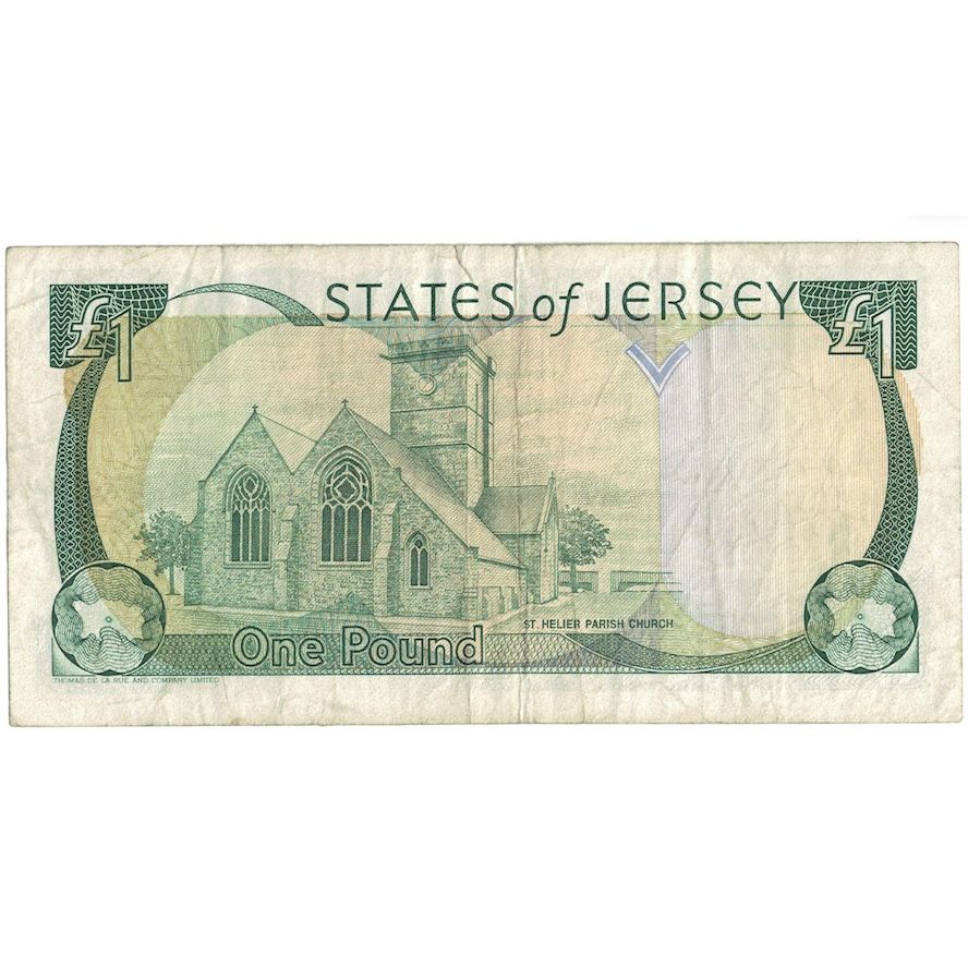 Billet, Jersey, 1 Pound, Undated (2000), KM:26a, TB+