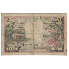 Billet, Viet Nam du Sud , 20 D<ox>ng, Undated (1956), KM:4a, TB