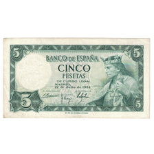 Banconote, Spagna, 5 Pesetas, 1954, 1954-07-22, KM:146a, SPL-