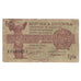 Biljet, Spanje, 1 Peseta, 1937, KM:94, B+