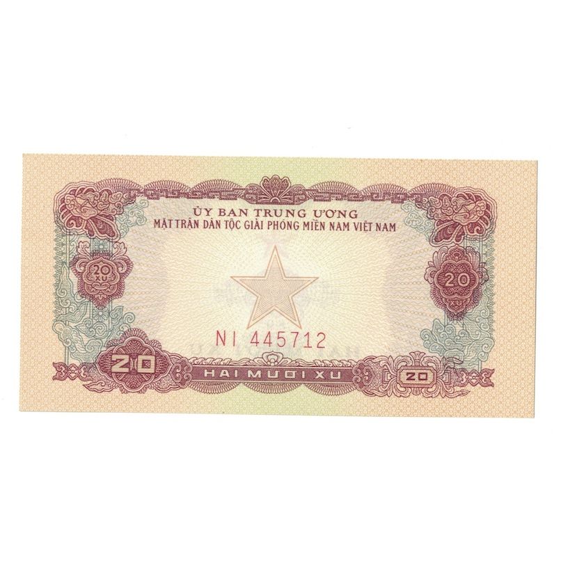 Geldschein, South Viet Nam, 20 Xu, Undated (1968), KM:R2, UNZ