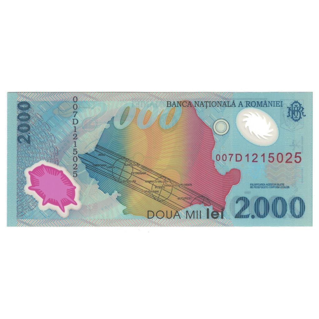 Billete, 2000 Lei, 1999, Rumanía, KM:111a, UNC