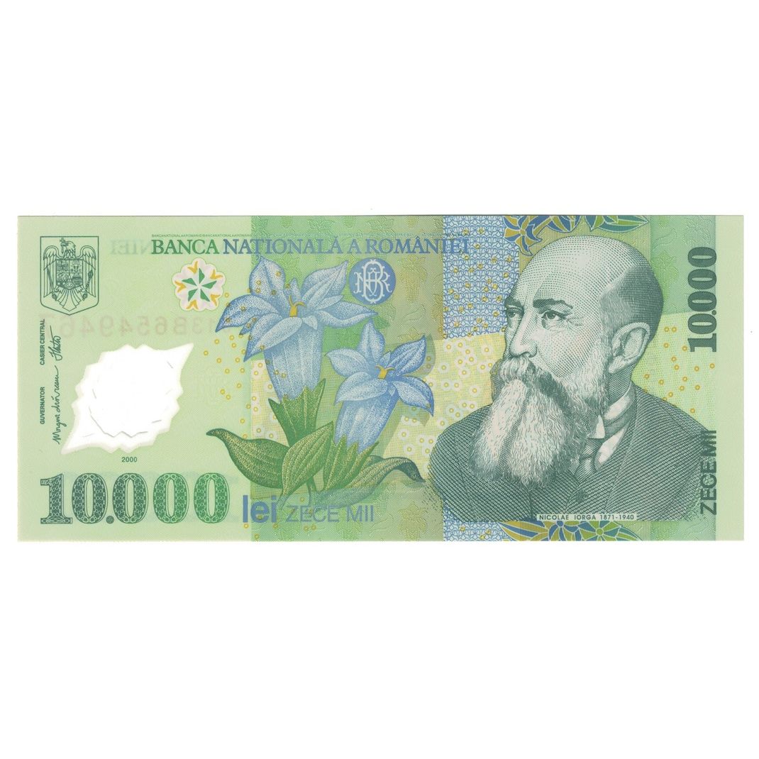 Billet, Roumanie, 10,000 Lei, 2000, KM:112a, NEUF