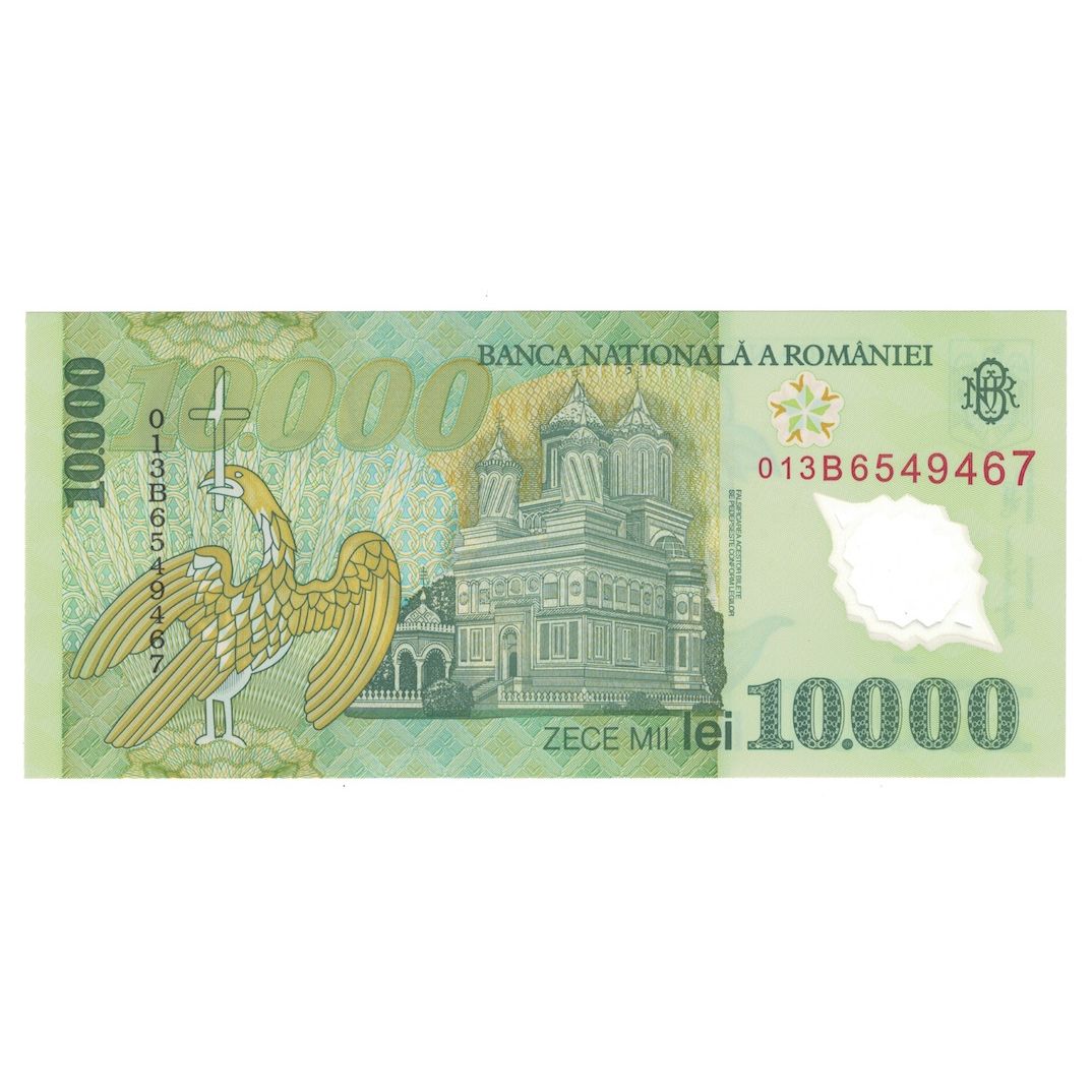 Billet, Roumanie, 10,000 Lei, 2000, KM:112a, NEUF