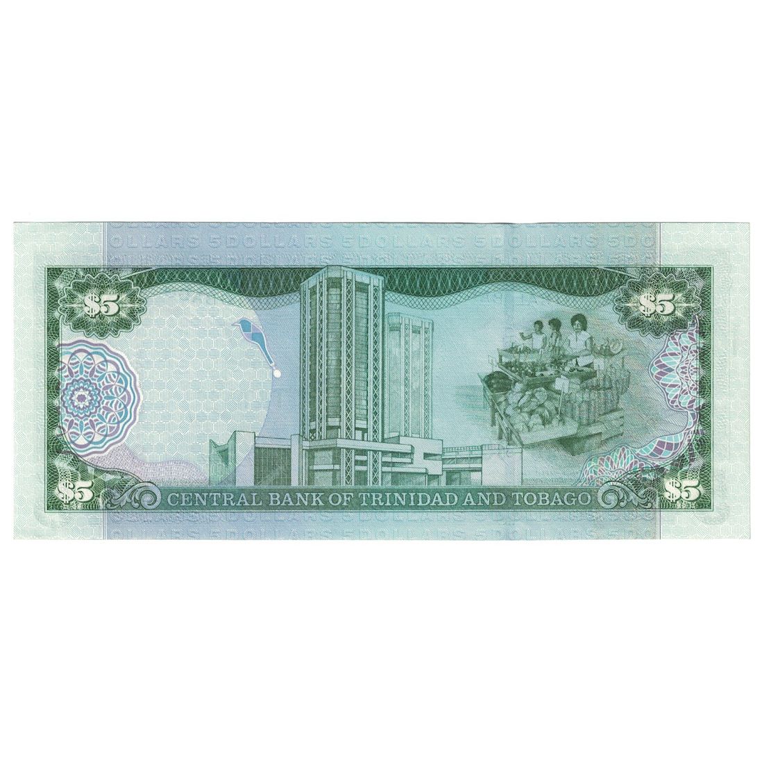 Banknote, Trinidad and Tobago, 5 Dollars, Undated (1977), KM:31a, UNC(65-70)