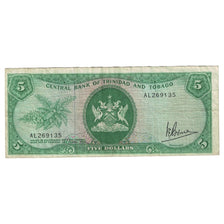 Banknote, Trinidad and Tobago, 5 Dollars, Undated (1977), KM:31a, VF(30-35)