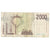 Banconote, Italia, 2000 Lire, D.1990, KM:115, MB+