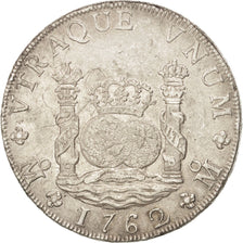 Mexico, Charles III, 8 Réales, 1762, Mexico City, EF(40-45), Silver, KM:105
