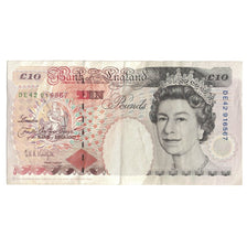 Billet, Grande-Bretagne, 10 Pounds, 1993-1998, KM:386a, TTB