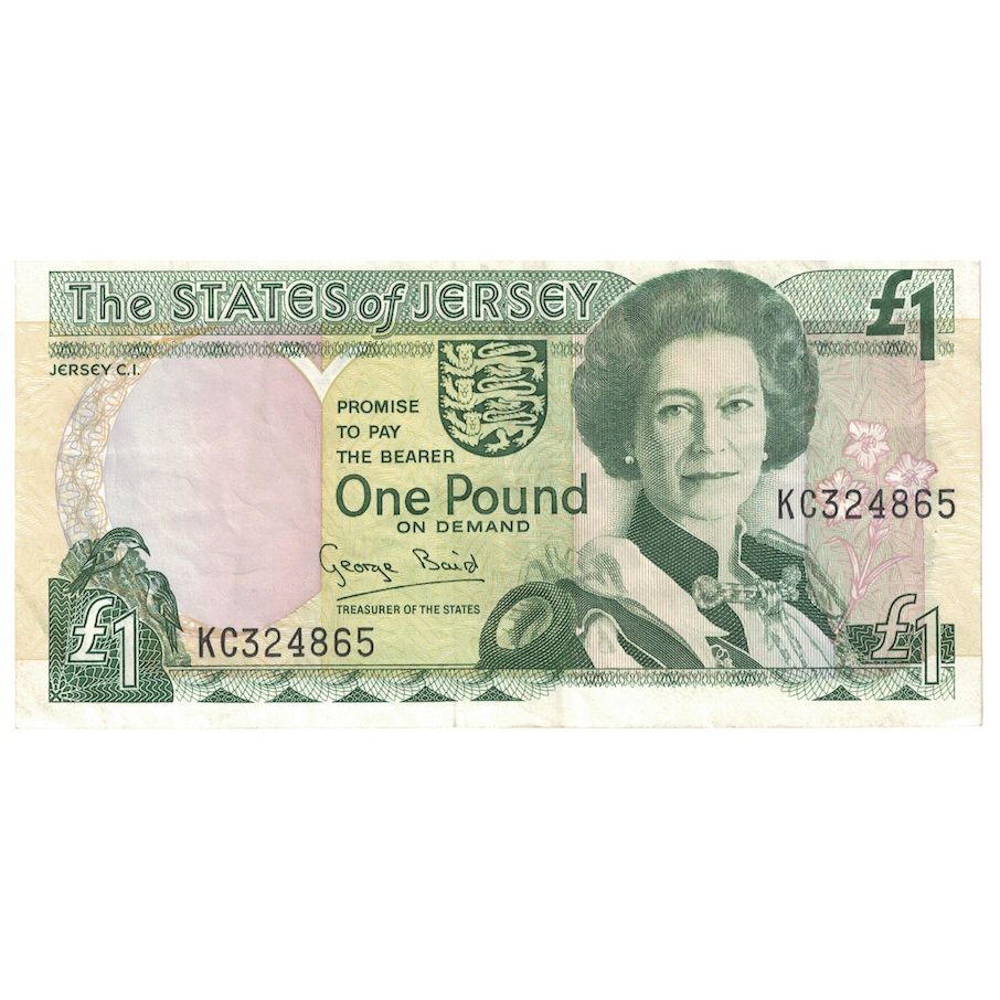 Biljet, Jersey, 1 Pound, 2000, KM:26a, TTB+