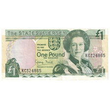 Biljet, Jersey, 1 Pound, 2000, KM:26a, TTB+