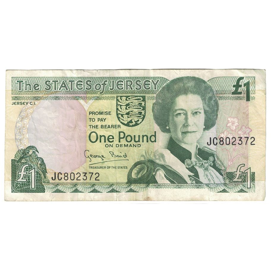 Banknot, Jersey, 1 Pound, 2000, KM:26a, VF(30-35)
