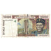 Geldschein, West African States, 10,000 Francs, 1996, KM:714Kd, S+