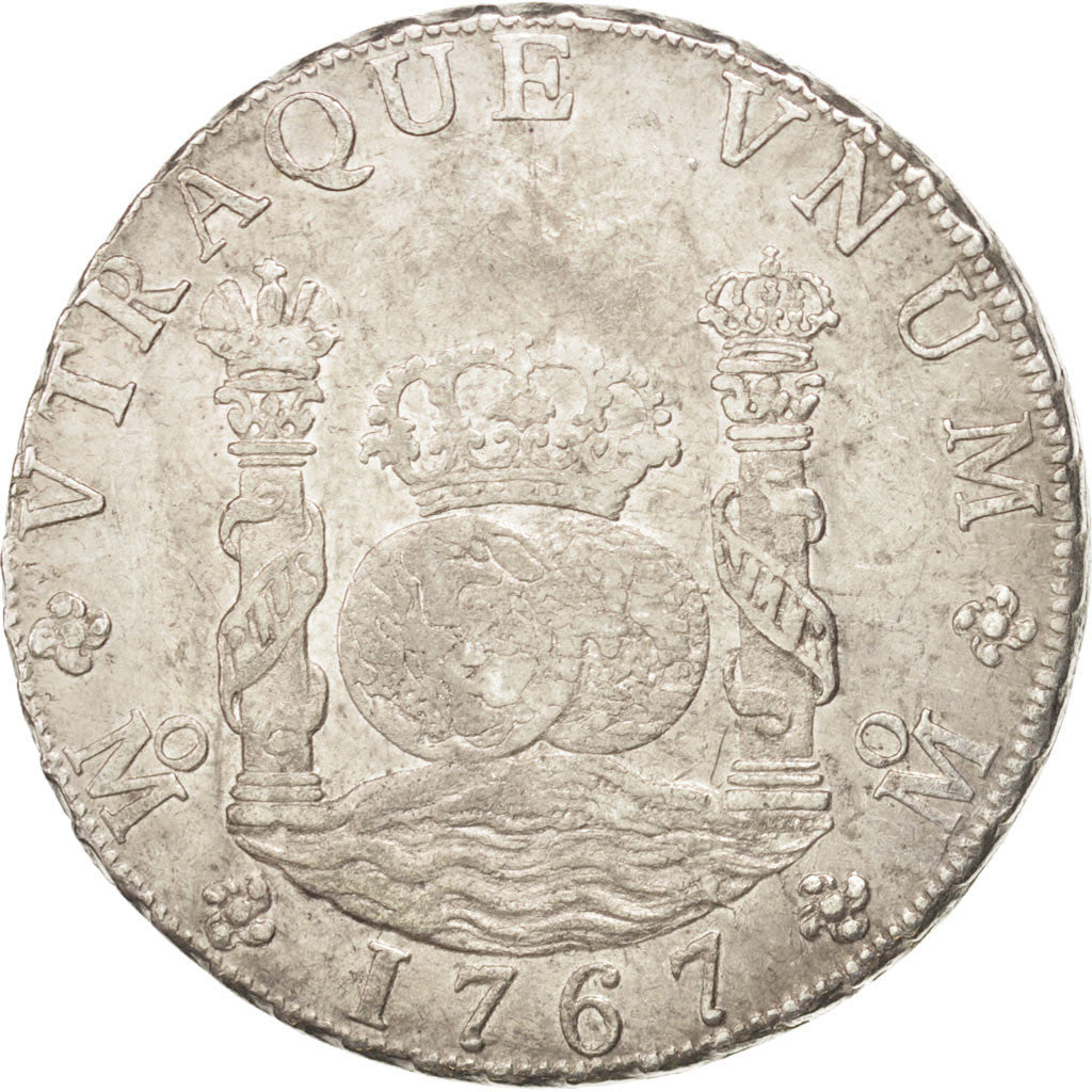 Mexico, Charles III, 8 Réales, 1767, Mexico City, TTB+, Silver, KM:105