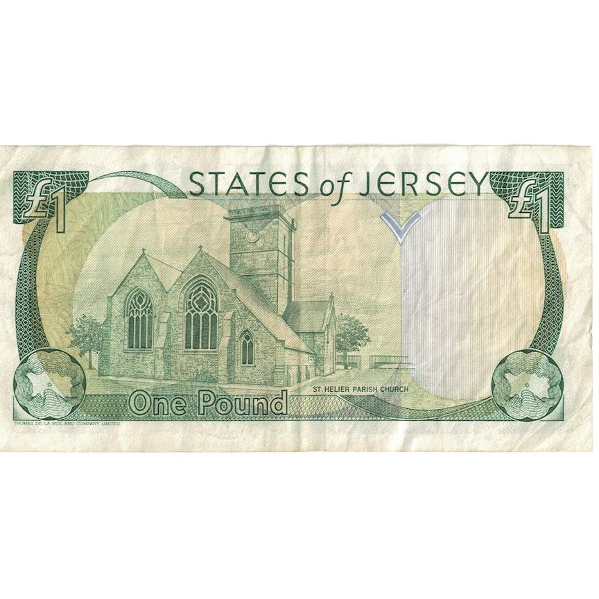 Billet, Jersey, 1 Pound, 2000, KM:26a, TTB+
