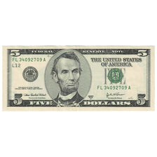 Billete, Five Dollars, 2003, Estados Unidos, Philadelphia, KM:4852, SC
