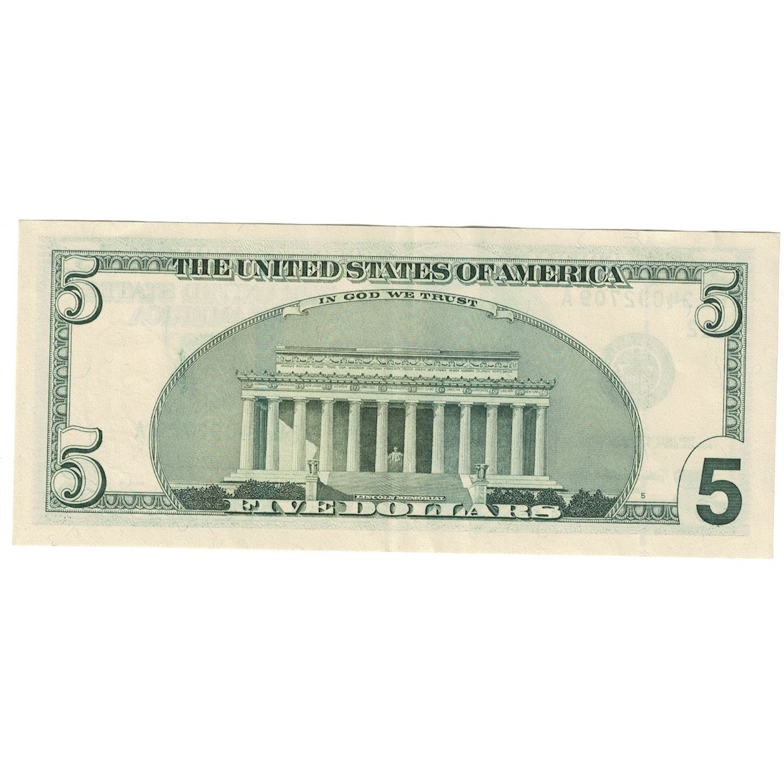 Billete, Five Dollars, 2003, Estados Unidos, Philadelphia, KM:4852, SC