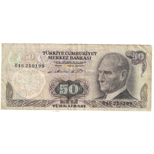 Billet, Turquie, 50 Lira, 1976, KM:188, TB+