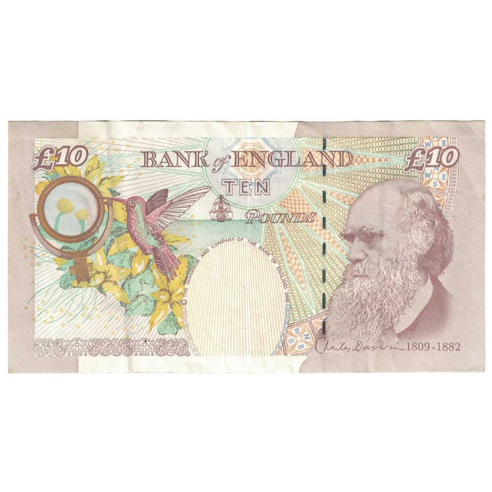Billete, 10 Pounds, 2012, Gran Bretaña, KM:389d, MBC