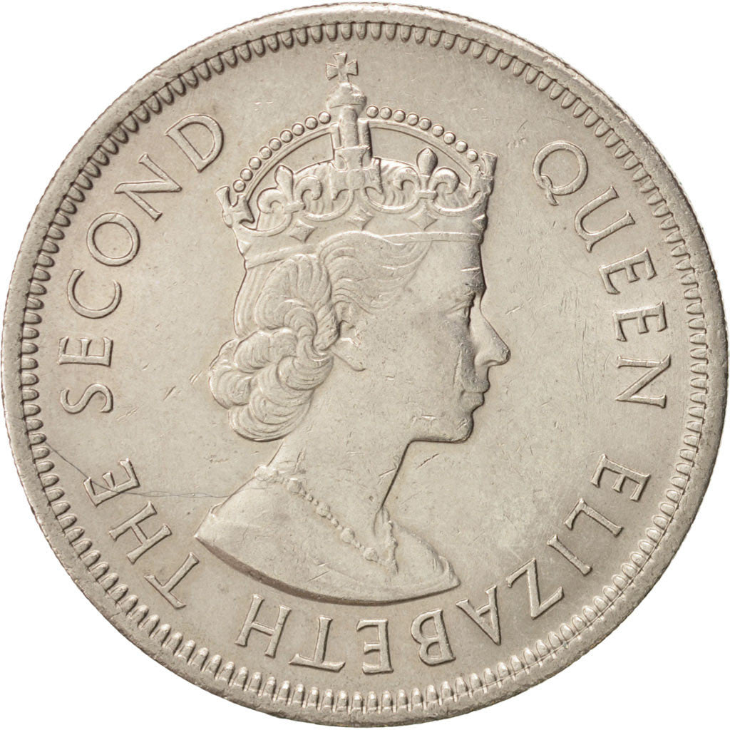 Hong Kong, Elizabeth II, Dollar, 1973, MS(63), Copper-nickel, KM:35