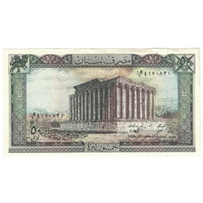 Banknote, Lebanon, 50 Livres, Undated (1983-85), KM:65c, UNC(63)