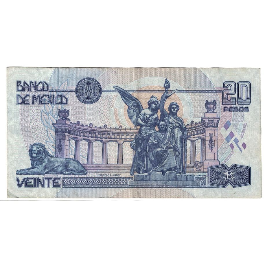 Geldschein, Mexiko, 20 Pesos, 1994, 1994-05-06, KM:106a, S+