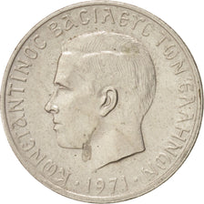 Coin, Greece, Constantine II, Drachma, 1971, AU(55-58), Copper-nickel, KM:98