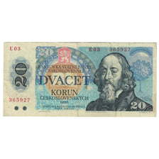 Banknote, Czechoslovakia, 20 Korun, 1988, KM:95, EF(40-45)