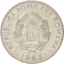 Coin, Romania, Leu, 1963, AU(50-53), Nickel Clad Steel, KM:90