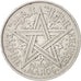 Morocco, Mohammed V, 2 Francs, 1951, Paris, AU(55-58), Aluminum, KM:47