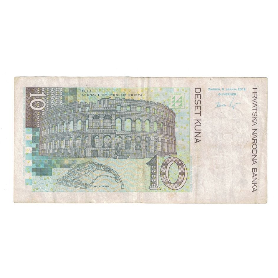Banknote, Croatia, 10 Kuna, 2012, AU(50-53)