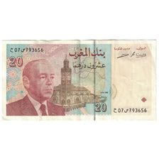 Biljet, Marokko, 20 Dirhams, 1996, KM:67c, TTB+