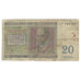 Geldschein, Belgien, 20 Francs, 1950, 1950-07-01, KM:132b, SGE+