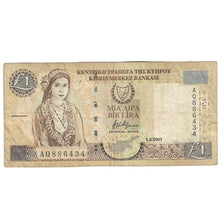 Biljet, Cyprus, 1 Pound, 2001, 2001-02-01, KM:60c, TTB