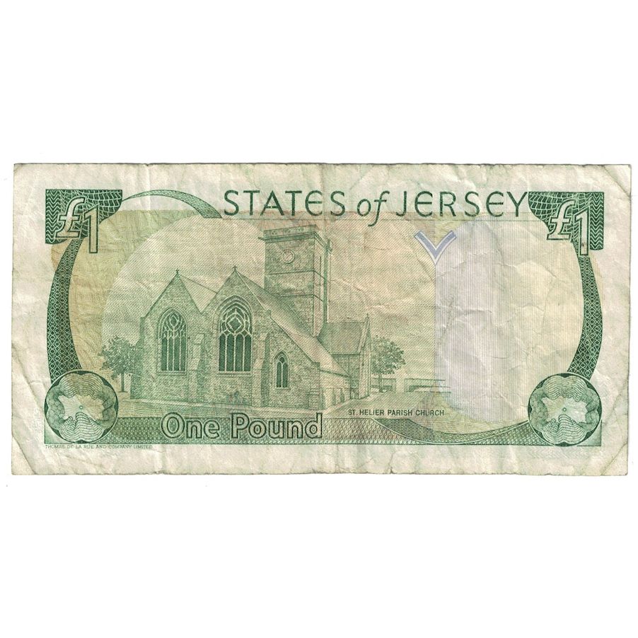 Banknote, Jersey, 1 Pound, Undated (2000), KM:26a, EF(40-45)