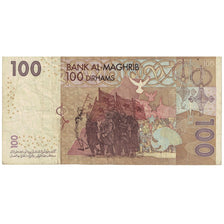 Banconote, Marocco, 100 Dirhams, 2002, KM:70, MB+