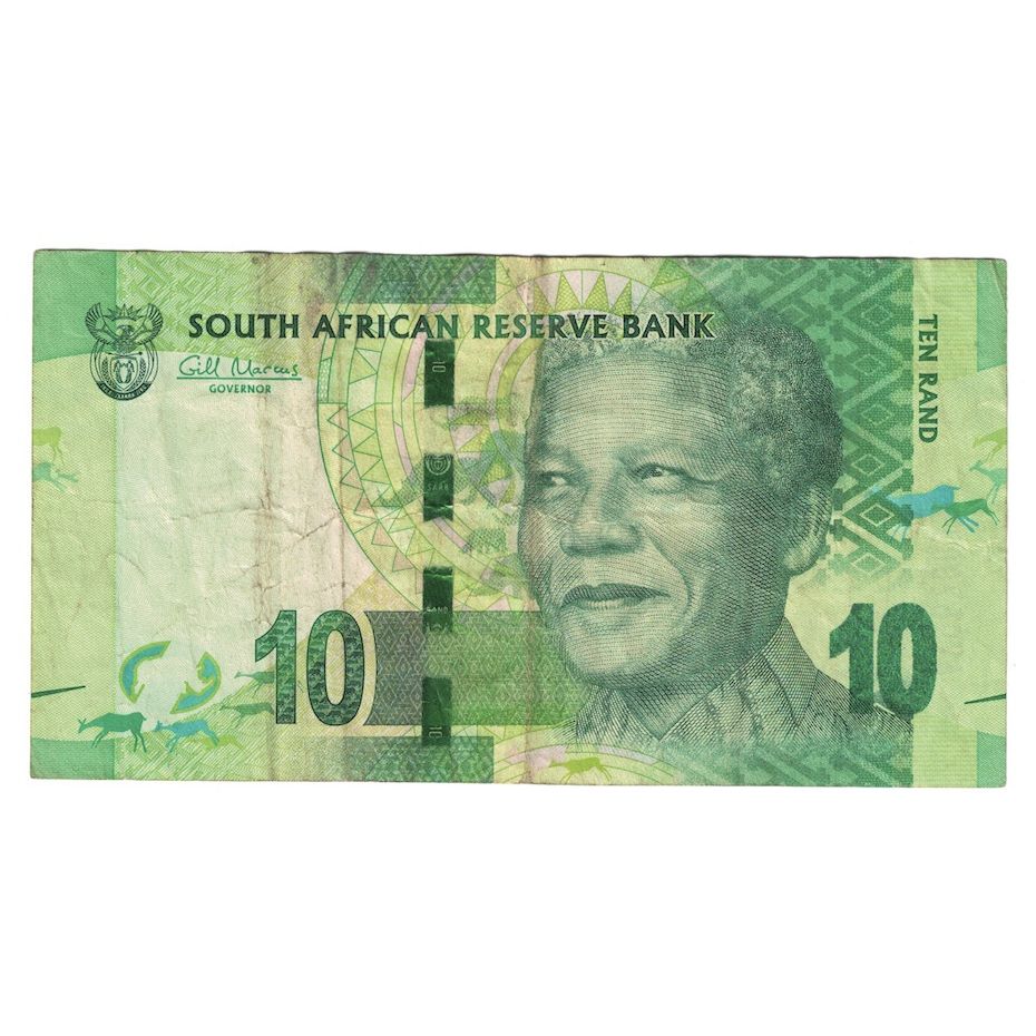 Banknote, South Africa, 10 Rand, Undated (2012), KM:133, VF(30-35)