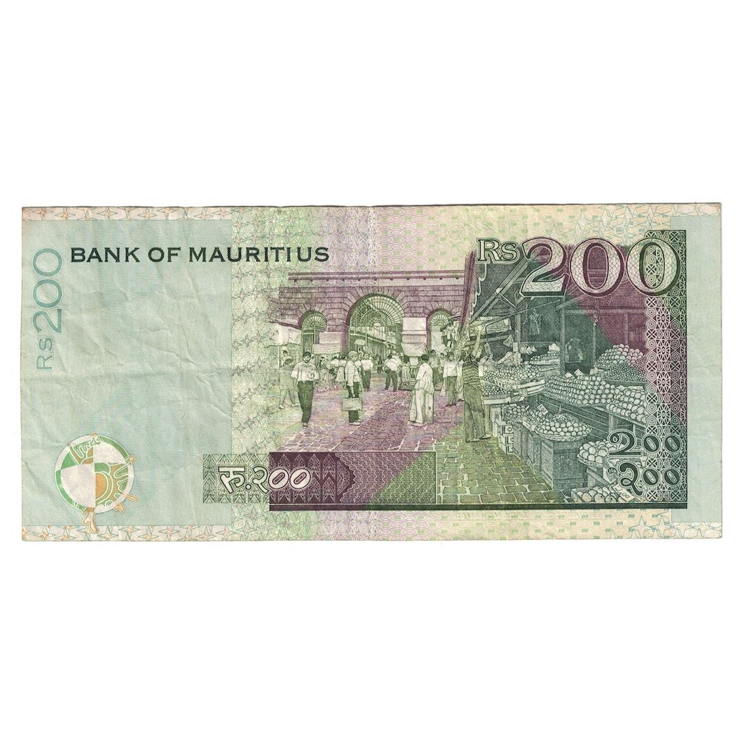 Banknote, Mauritius, 200 Rupees, 2004, KM:57a, EF(40-45)