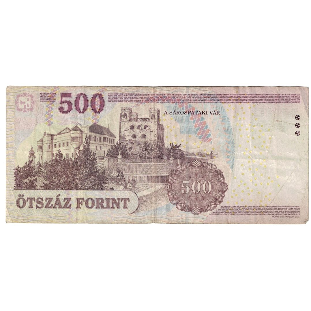 Biljet, Hongarije, 500 Forint, 2013, TTB+
