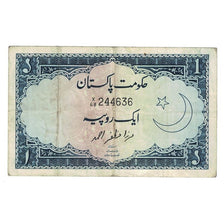 Geldschein, Pakistan, 1 Rupee, Undated (1953-63), KM:9, S+