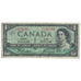 Billete, 1 Dollar, 1954, Canadá, KM:66b, BC