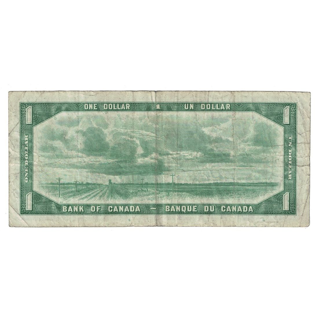 Billete, 1 Dollar, 1954, Canadá, KM:66b, BC