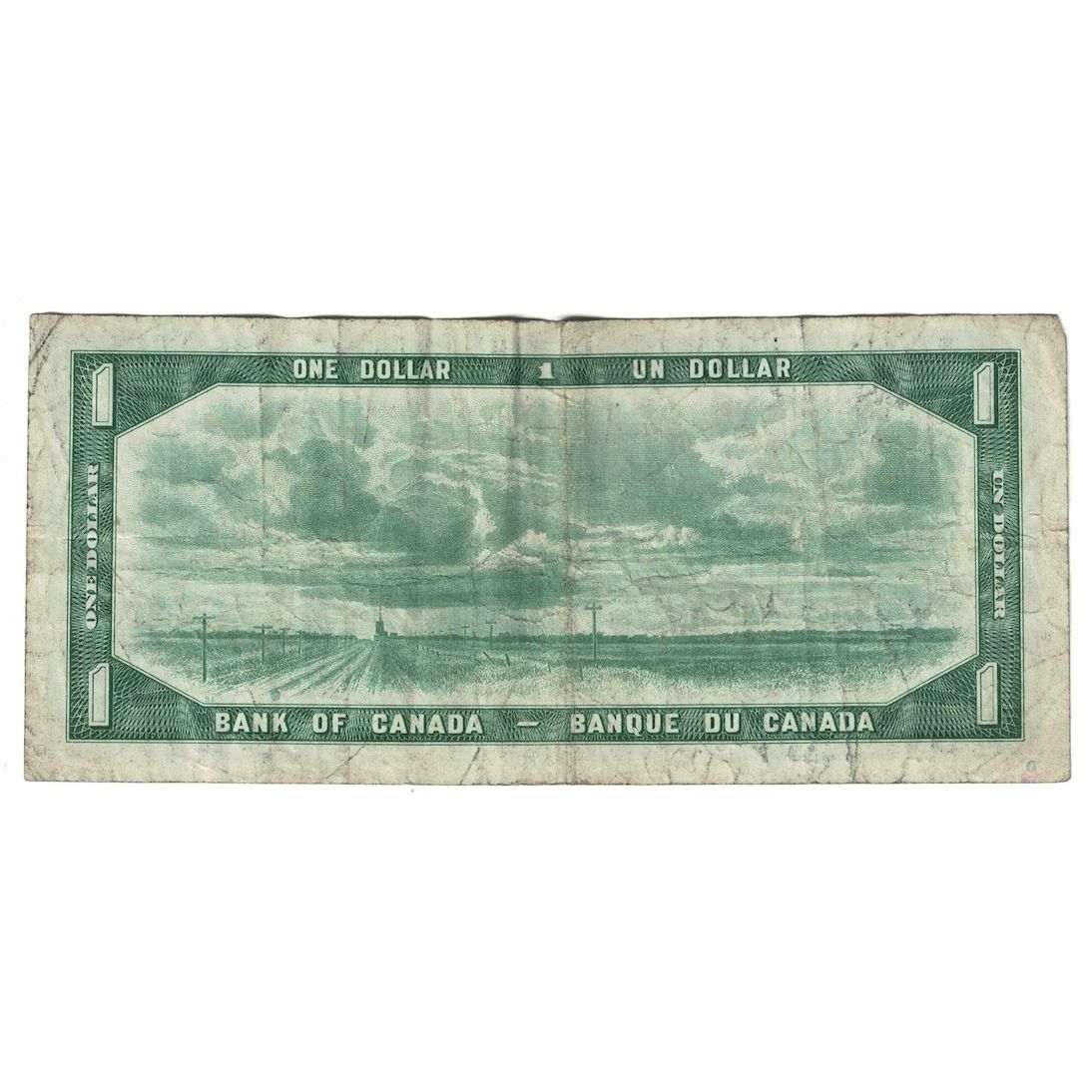 Banknot, Canada, 1 Dollar, 1954, KM:66b, VF(30-35)