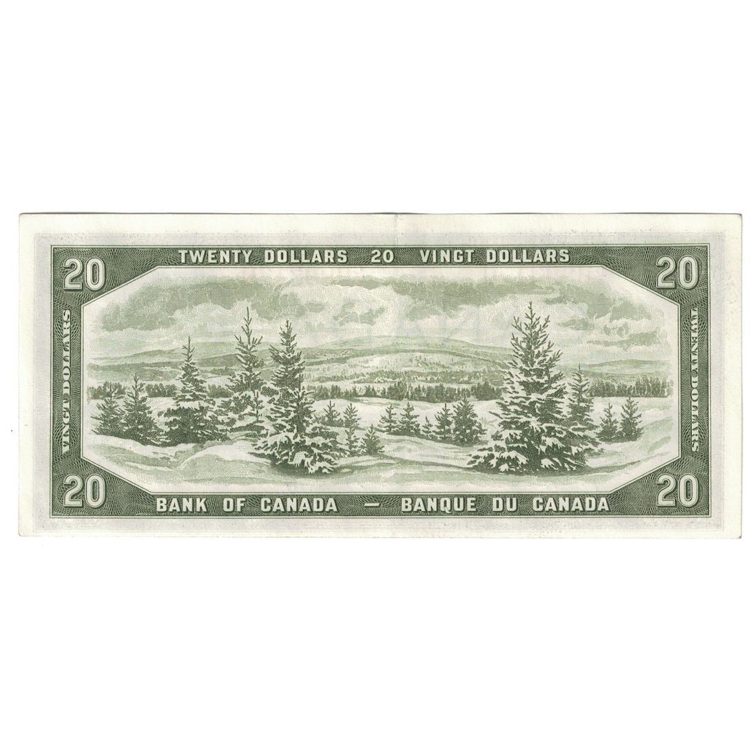 Banknot, Canada, 20 Dollars, 1955-1961, KM:80a, UNC(63)