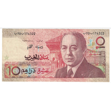 Biljet, Marokko, 10 Dirhams, 1987, KM:60a, SUP