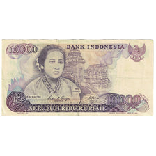 Banconote, Indonesia, 10,000 Rupiah, 1985, KM:126a, MB+