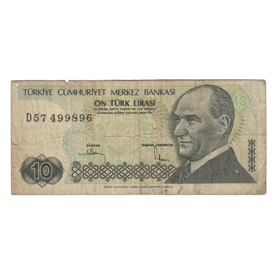 Banknote, Turkey, 10 Lira, 1982, KM:193a, F(12-15)